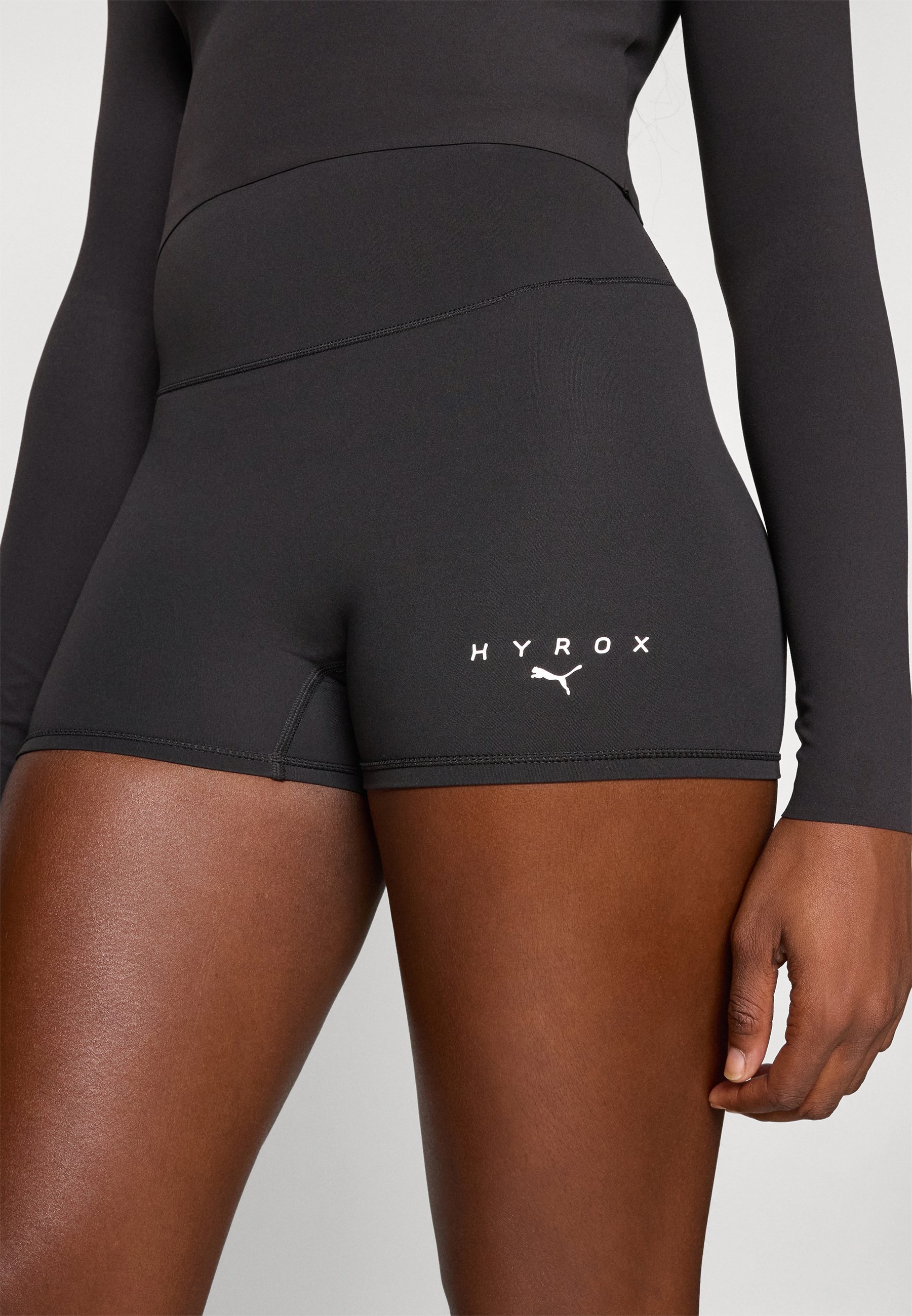 PUMA HYROX SHAPELUXE SHORT - Legíny - black