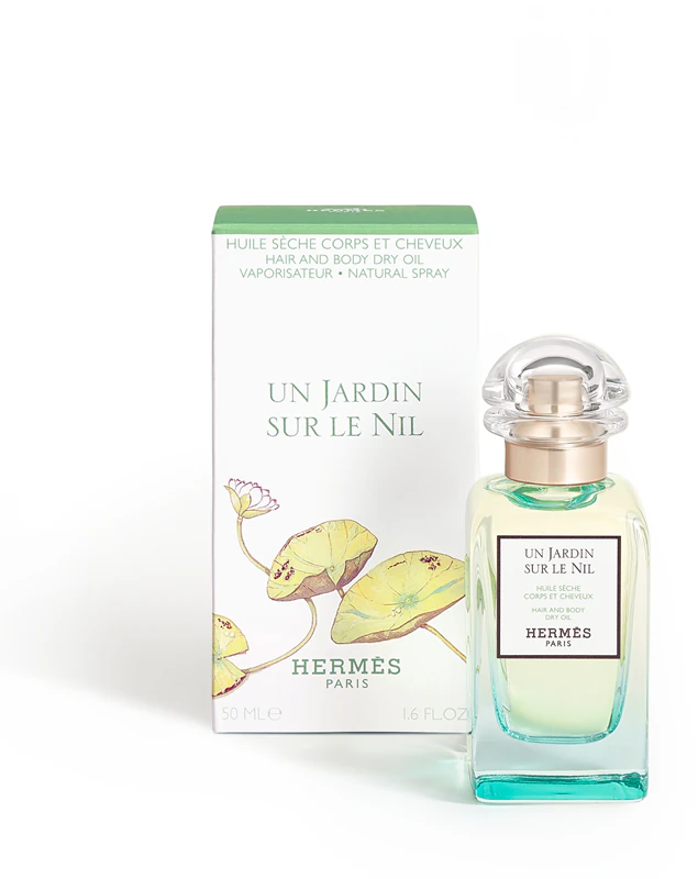 Coleção HERMÈS Parfums-Jardins Un Jardin sur le Nil suchy olejek do włosów i ciała unissex