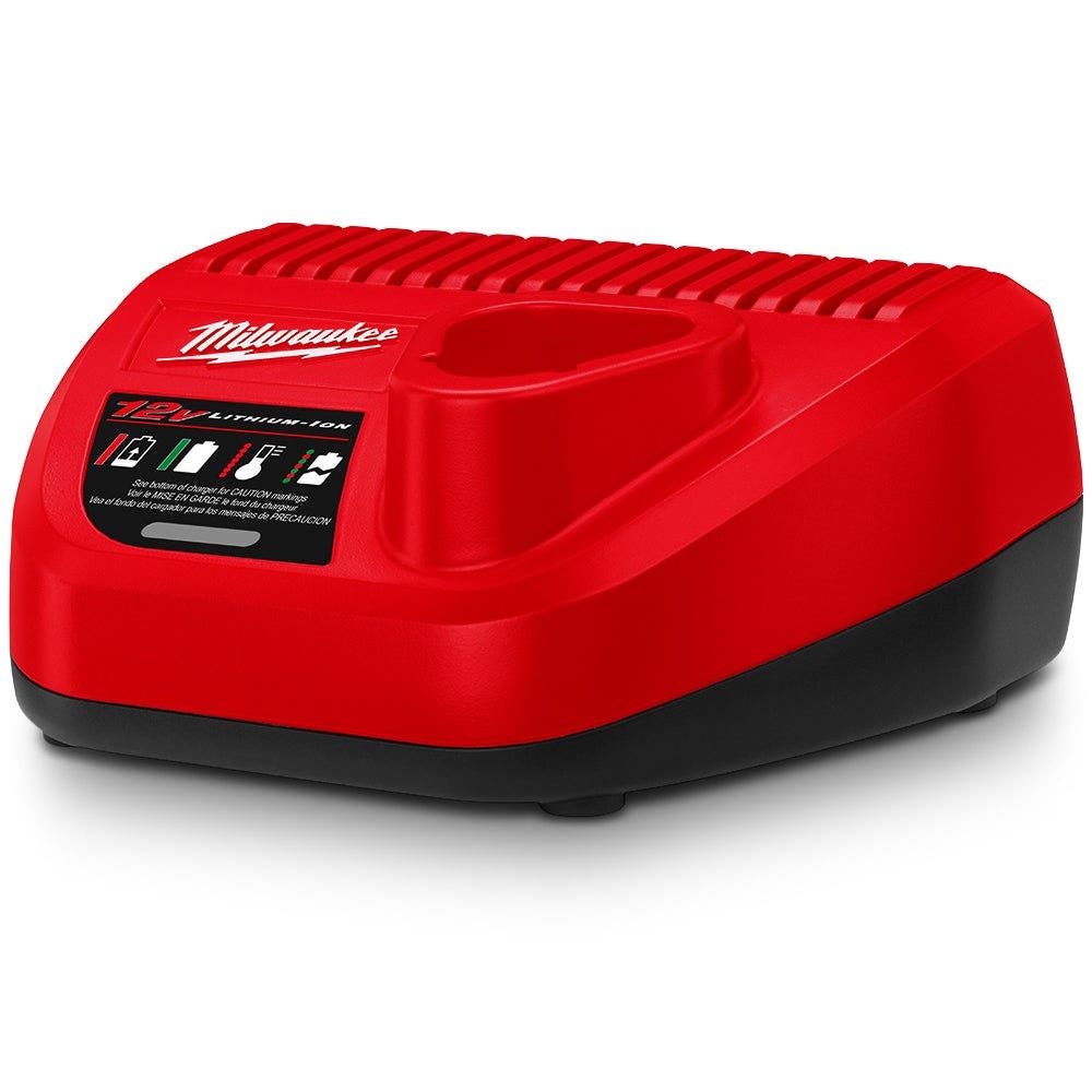 Jogo de Chaves de Impacto Milwaukee 12V FUEL™ 2 x 2.0AH com Haste Curta de 3/8