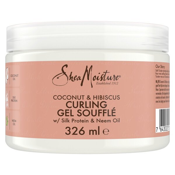 Gélové suflé s kučeravým efektom SheaMoisture s kokosom a ibištekom<br>326ml