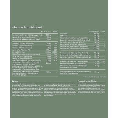 Olistic Man -hiustenlähtölisä miehille, 28 pulloa.
