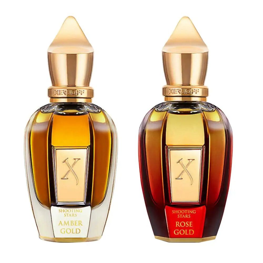 Set Xerjoff in ambra, oro e oro rosa