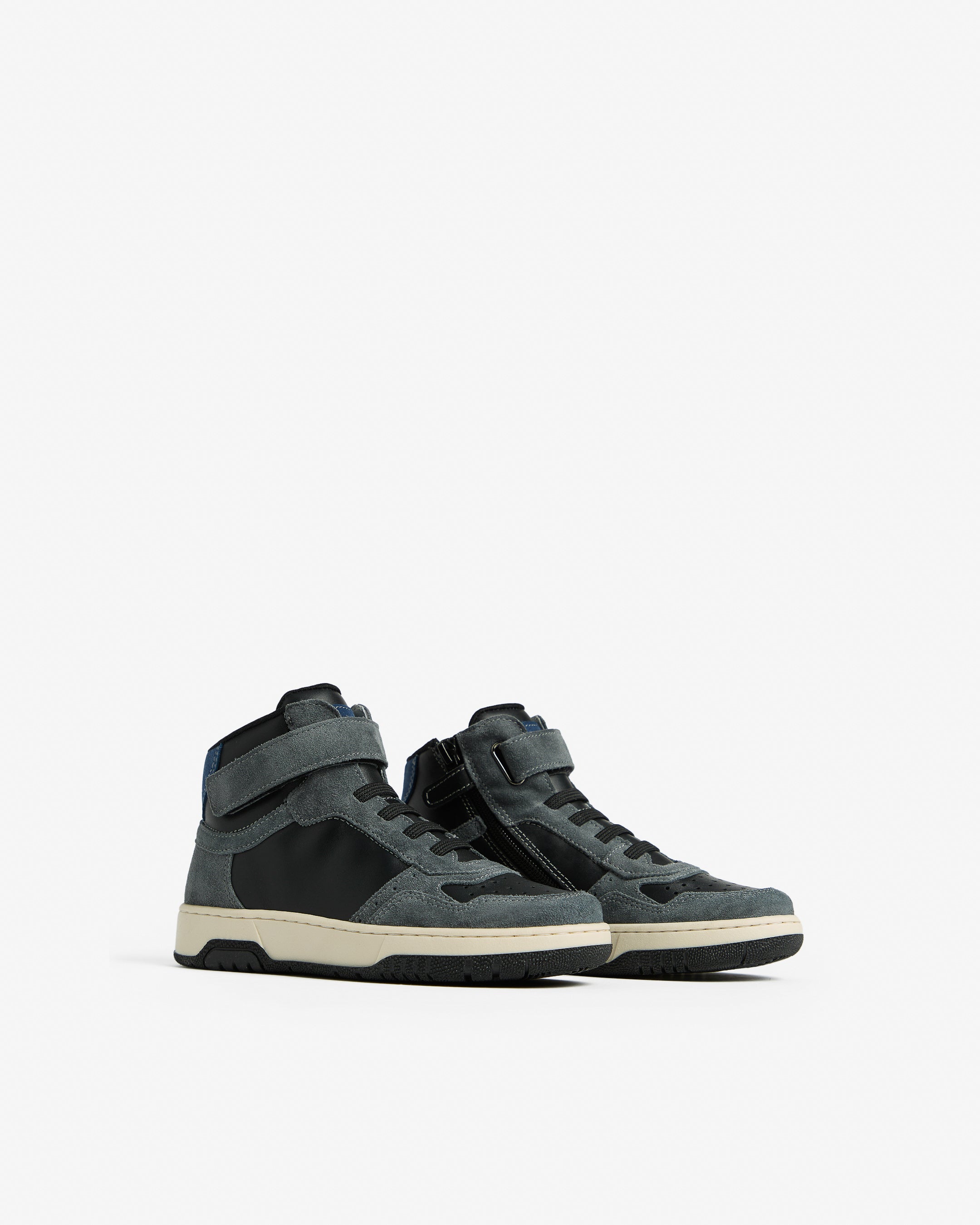  Sneaker für Jungen aus Wildleder und Leder