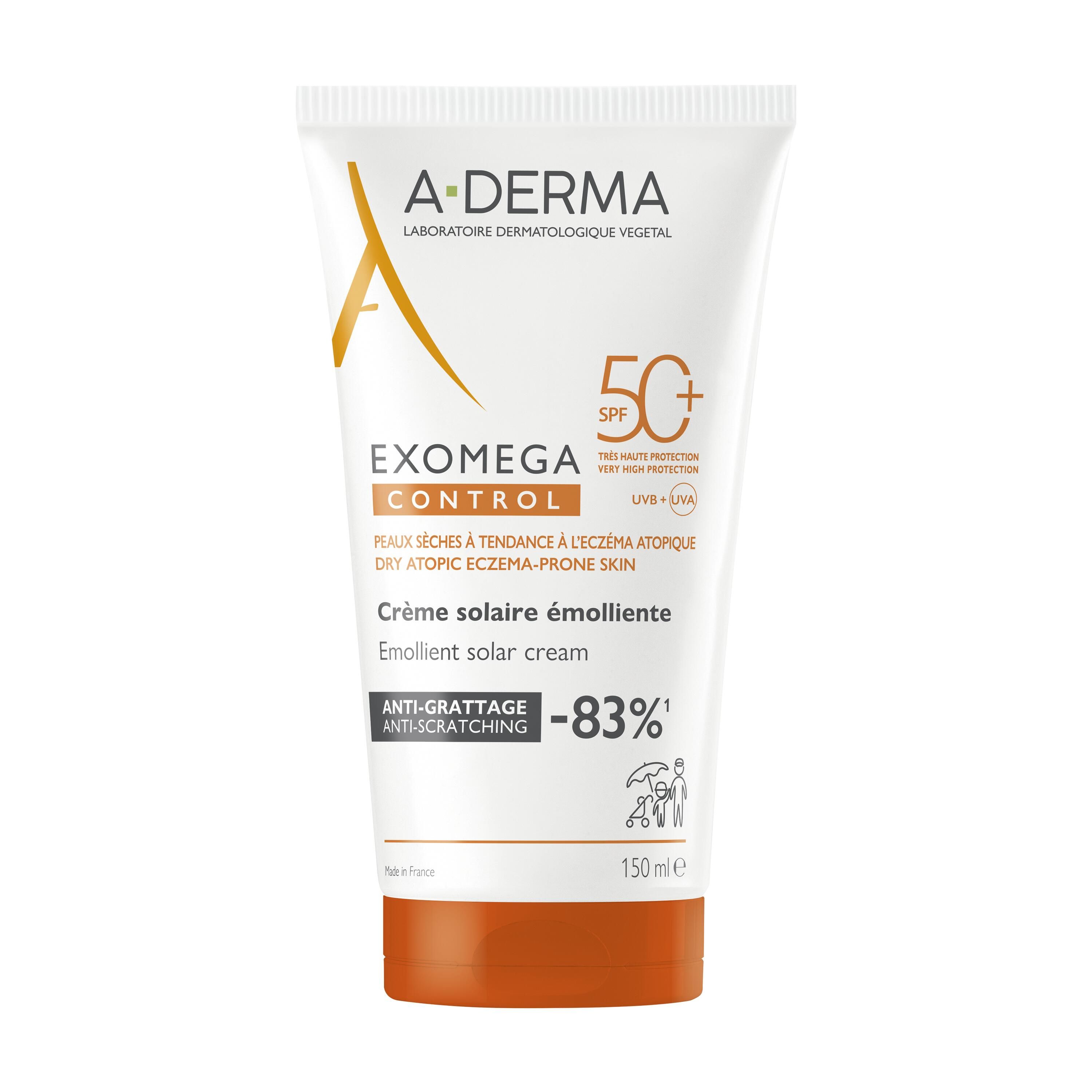 Exomega saules aizsargkrēms SPF50 Saules aizsardzības aptieka