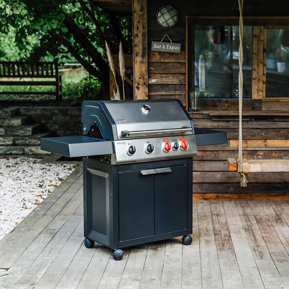 Grill à gaz Boston Pro 4 KR Turbo II
