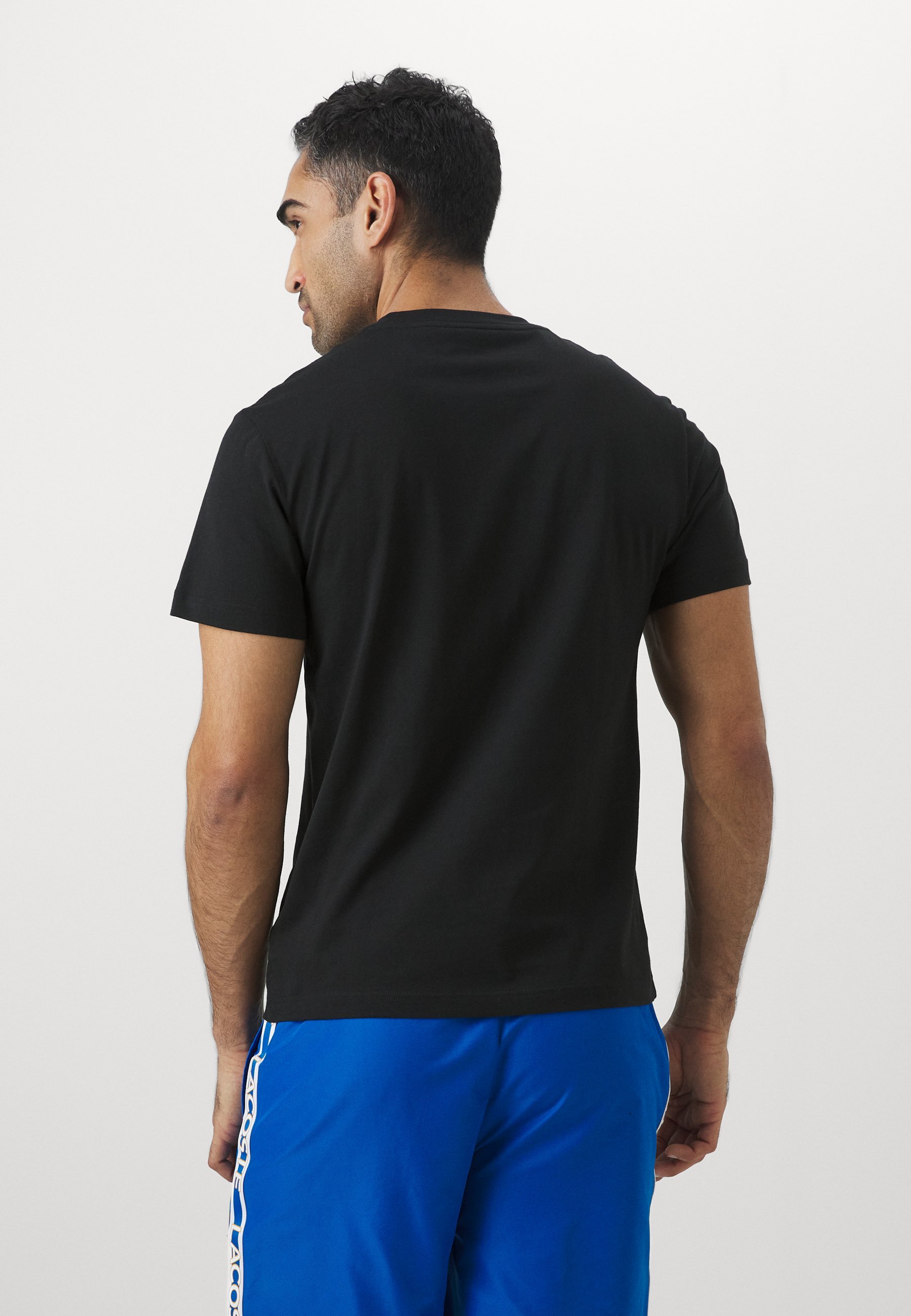 Lacoste Sport TAPE - T-shirt met print - zwart