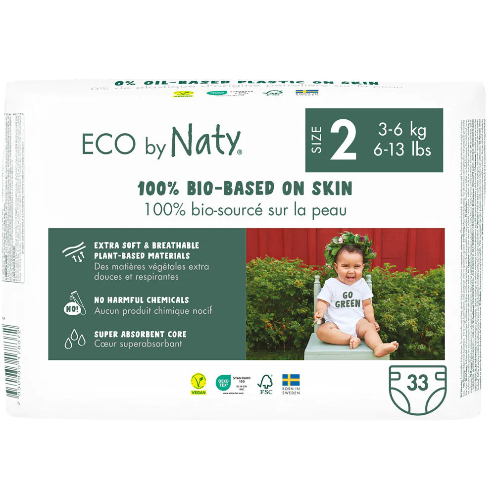 ECO by Naty 2 Pieluchy jednorazowe