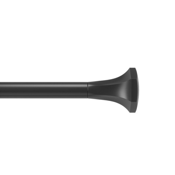 KARNISZ REGULOWANY Sita 91-183 cm czarny MATOWY metalowy