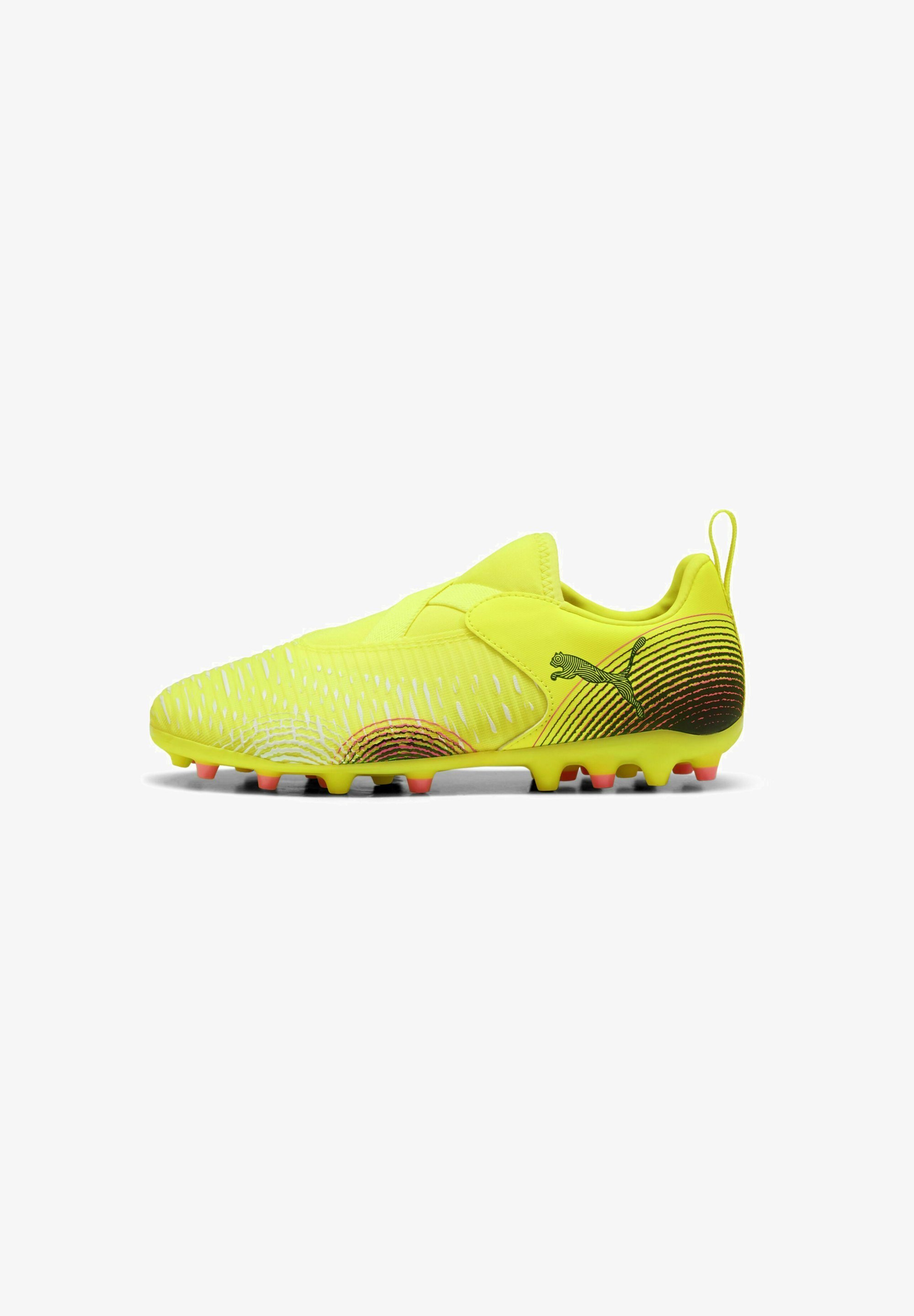 Puma FUTURE MATCH - Voetbalschoenen voor stevige ondergrond - geel alarm zwart zonovergoten