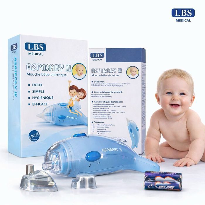 Aspirador nasal eléctrico musical ASPIBABY III