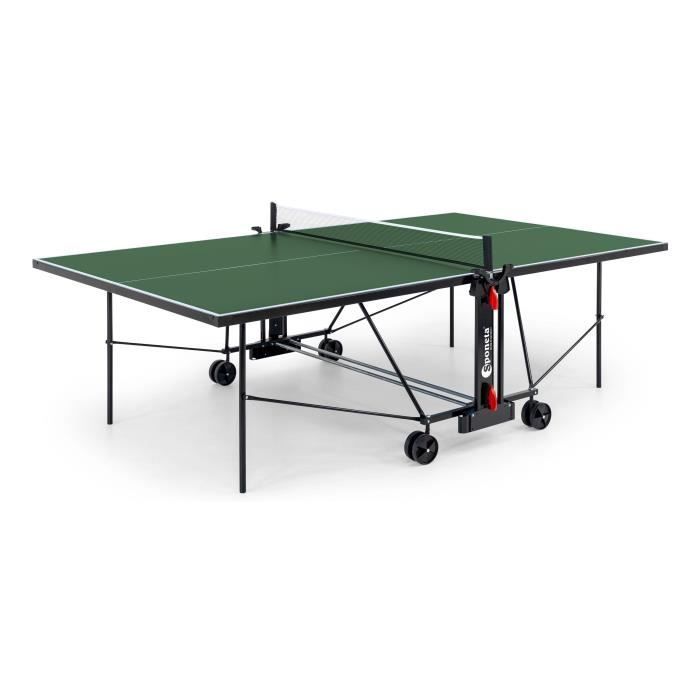 Tavolo da ping-pong - SPONETA - Compatto - Uso esterno - Superficie di gioco verde