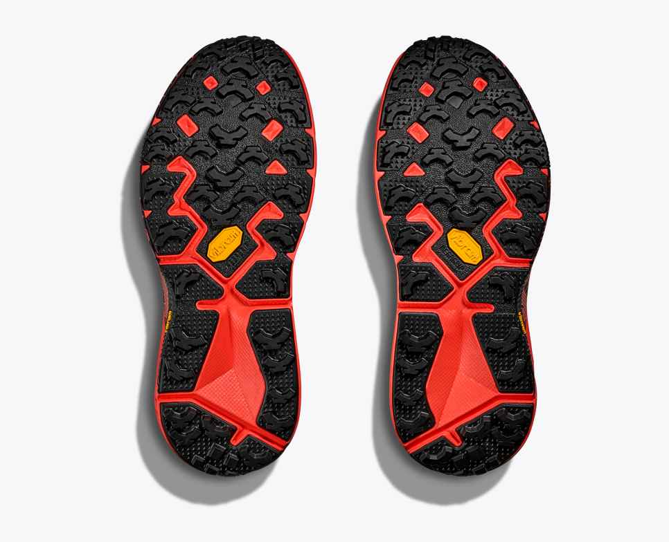 HOKA Speedgoat 2 Tomaat / Elektrisch Groen
