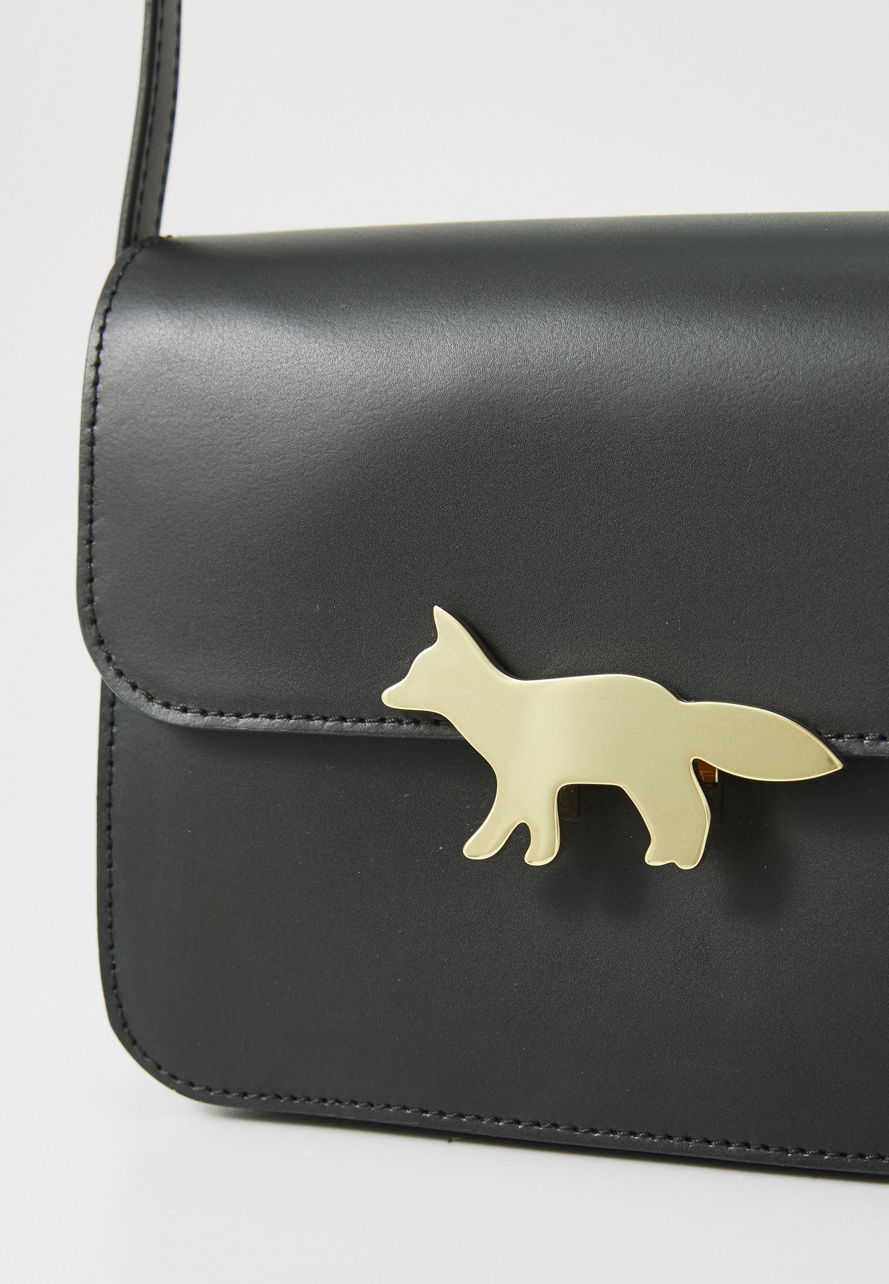 Maison Kitsuné EDIE BAG - Torba čez telo - črna