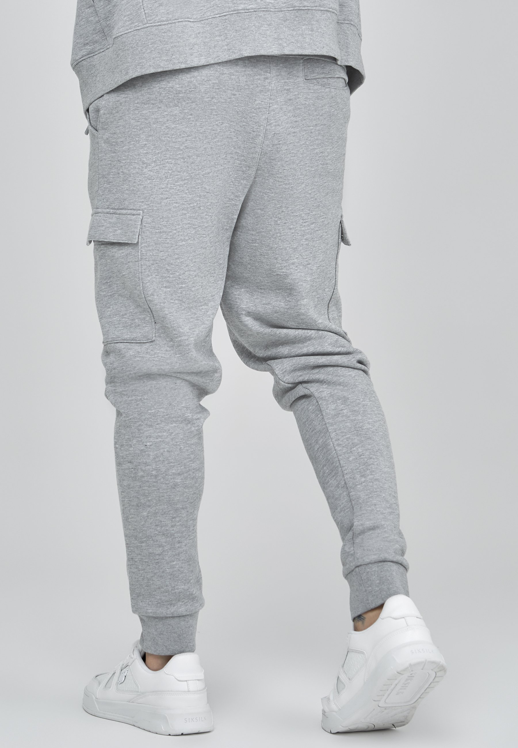 SIKSILK ESSENTIALS - Trainingsbroek - grijs gemêleerd