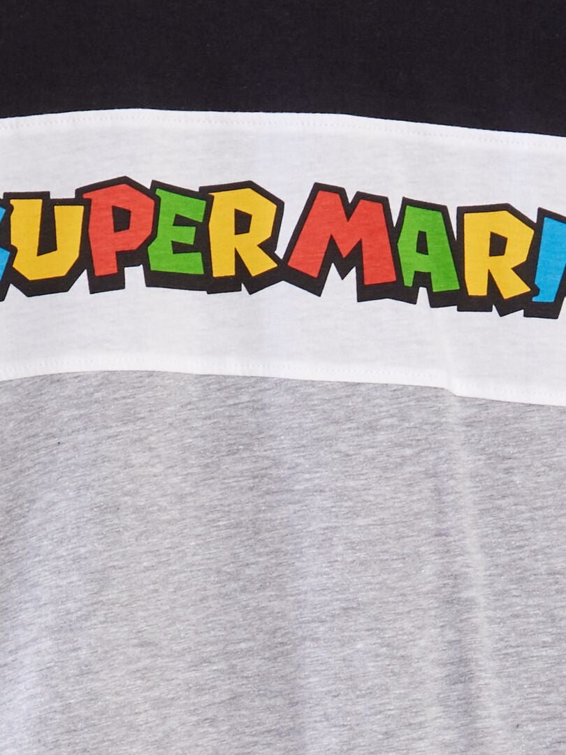 Pijama comprido - 'Super Mario' - 2 peças - BRANCO