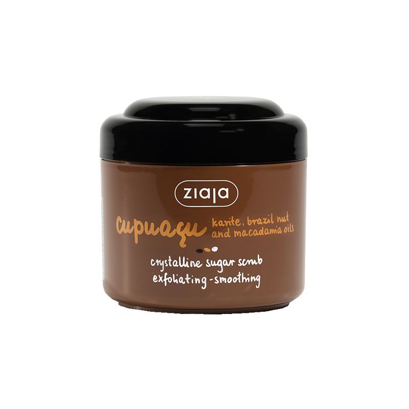Telový peeling s kryštalickým cukrom Cupuaçu Telové peelingy