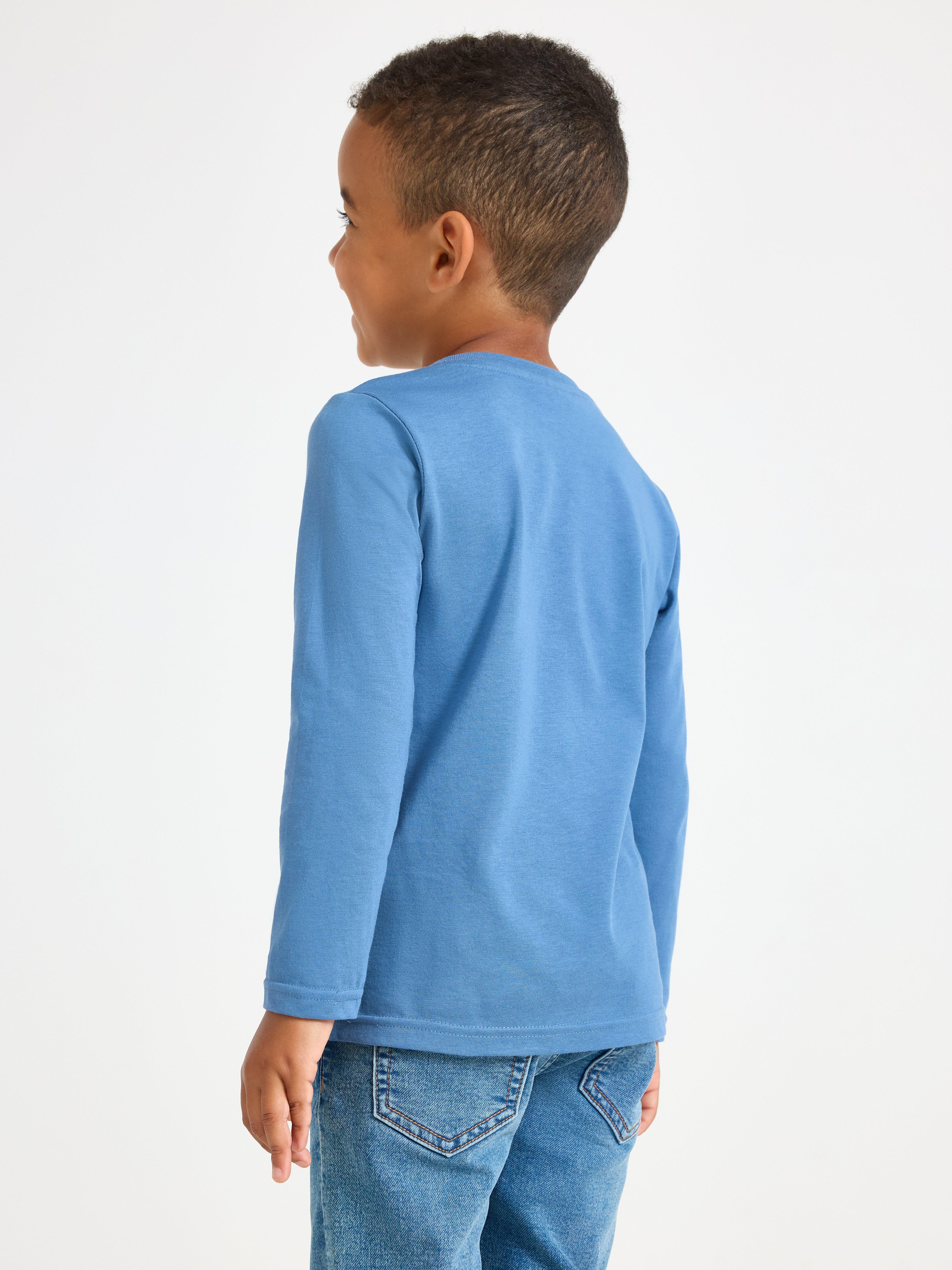 Camiseta de manga larga de Paw Patrol, color azul claro empolvado