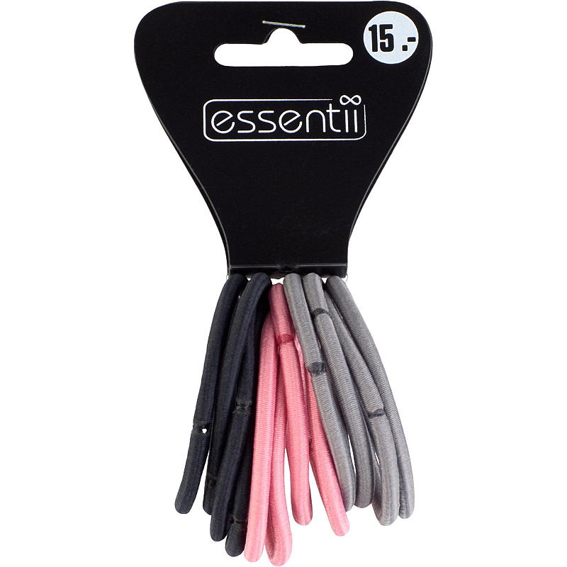 Diademas Essentii, paquete de 12 unidades, 3 colores.