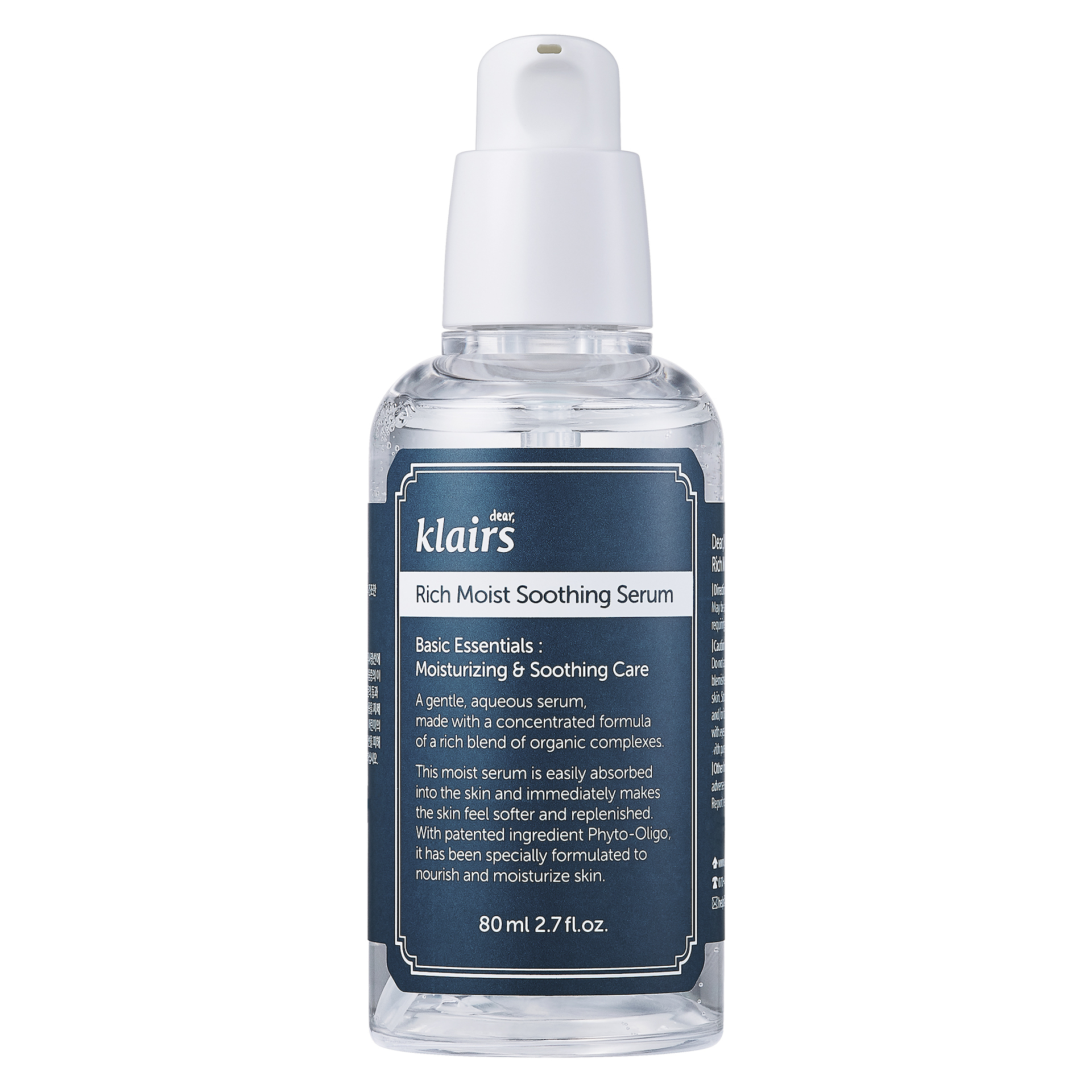 Bogati hidratantni umirujući serum 80 ml - Klairs