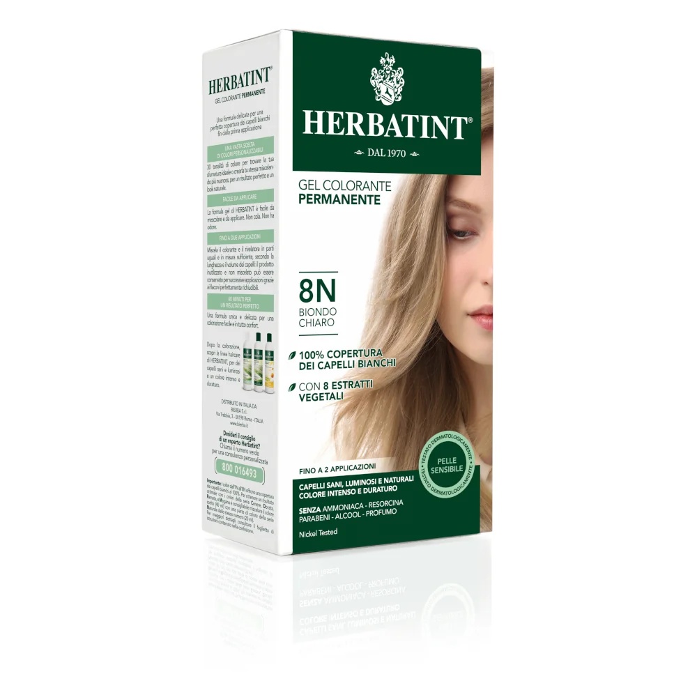 HERBATINT Herbatint Permanente Gel Haarkleur 8N Lichtblond 150 ml
