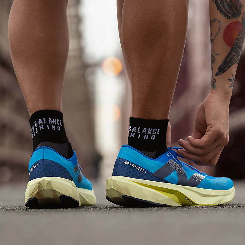 Pánské boty FuelCell Rebel v4 - Spice Blue s Limelight a Blue Oasis