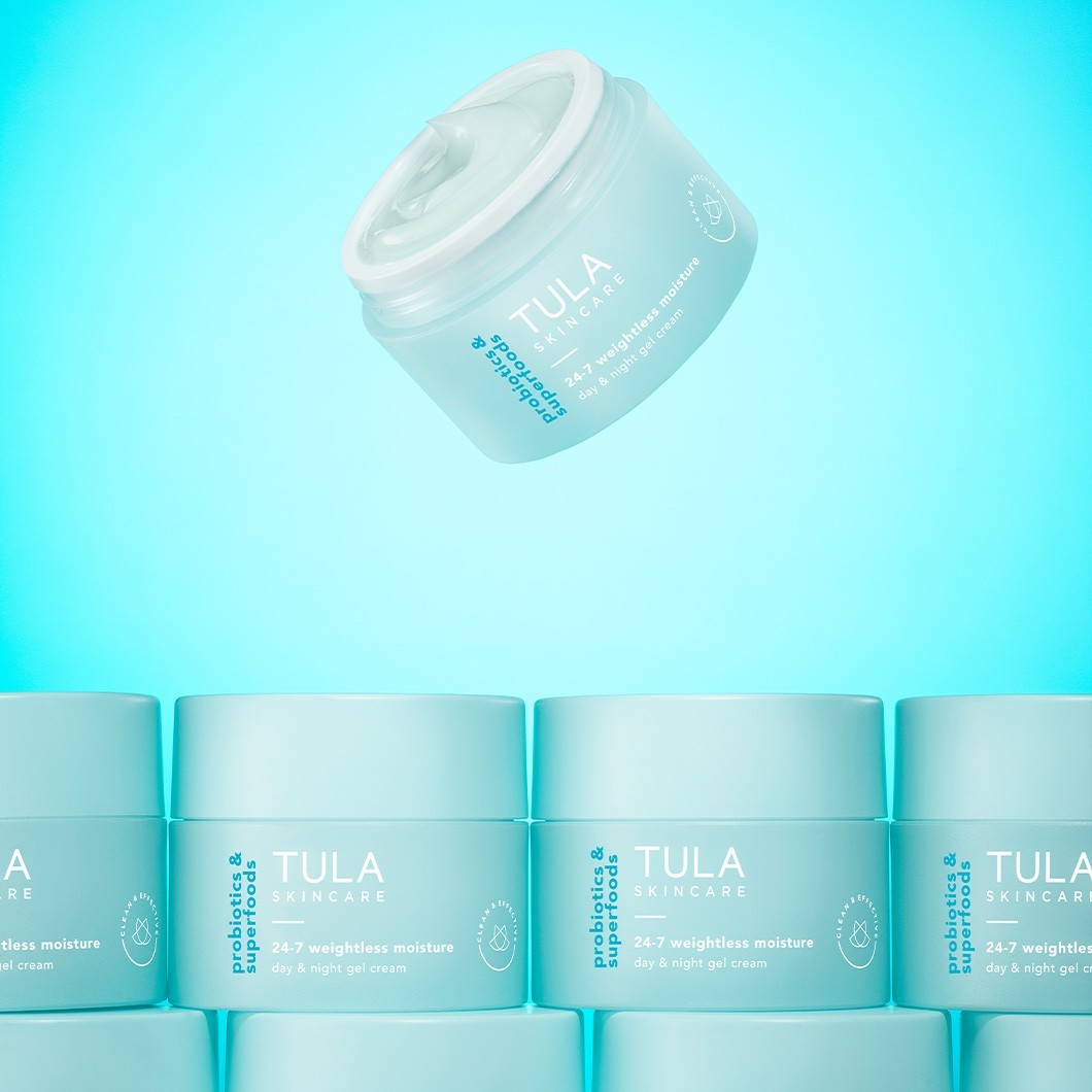 TULA Gezichtscrème met Probiotica & Superfoods – 24/7 Gewichtloze Hydraterende Crème voor Dag en Nacht – 42,5 g