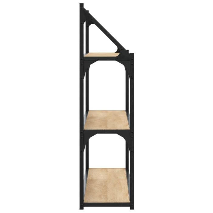 vidaXL Étagère murale 3 niveaux chêne sonoma 80x21x78,5 cm 835455