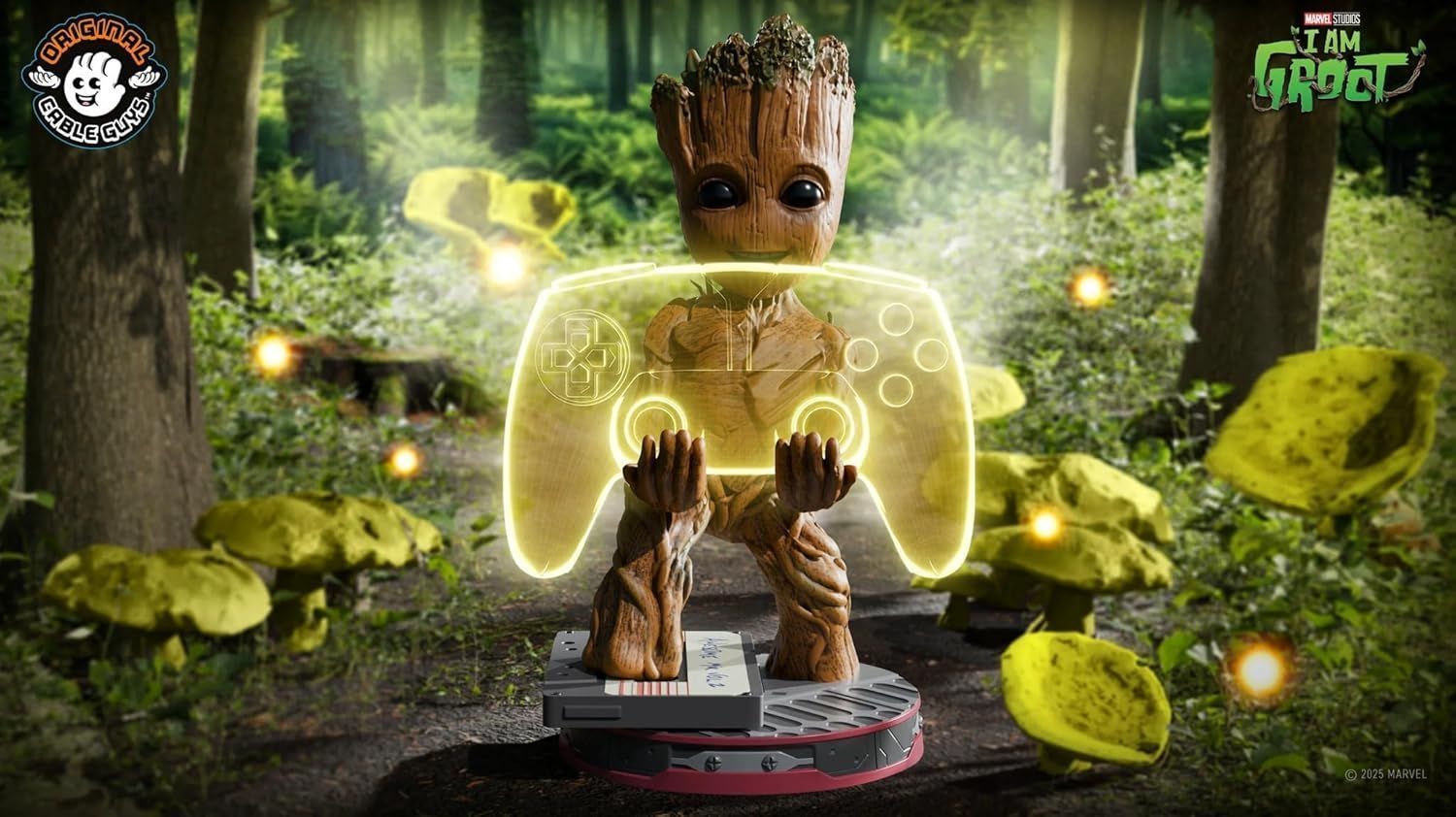 Statuetta del giovane Groot dei Guardiani della Galassia Marvel - EXQUISITE GAMING - Cable Guys - Supporto per auricolari o piccolo accessorio