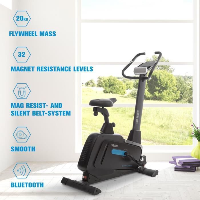 CAPITAL SPORTS Evo Pro Silent Ellipsentrainer – 20 kg Schwungrad – 12 Programme – Magnetbremse – Schwarz