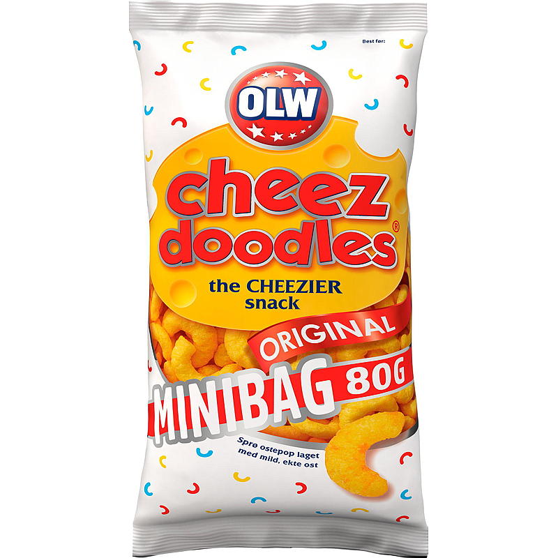 OLW Cheez-doodles 80 g OLW