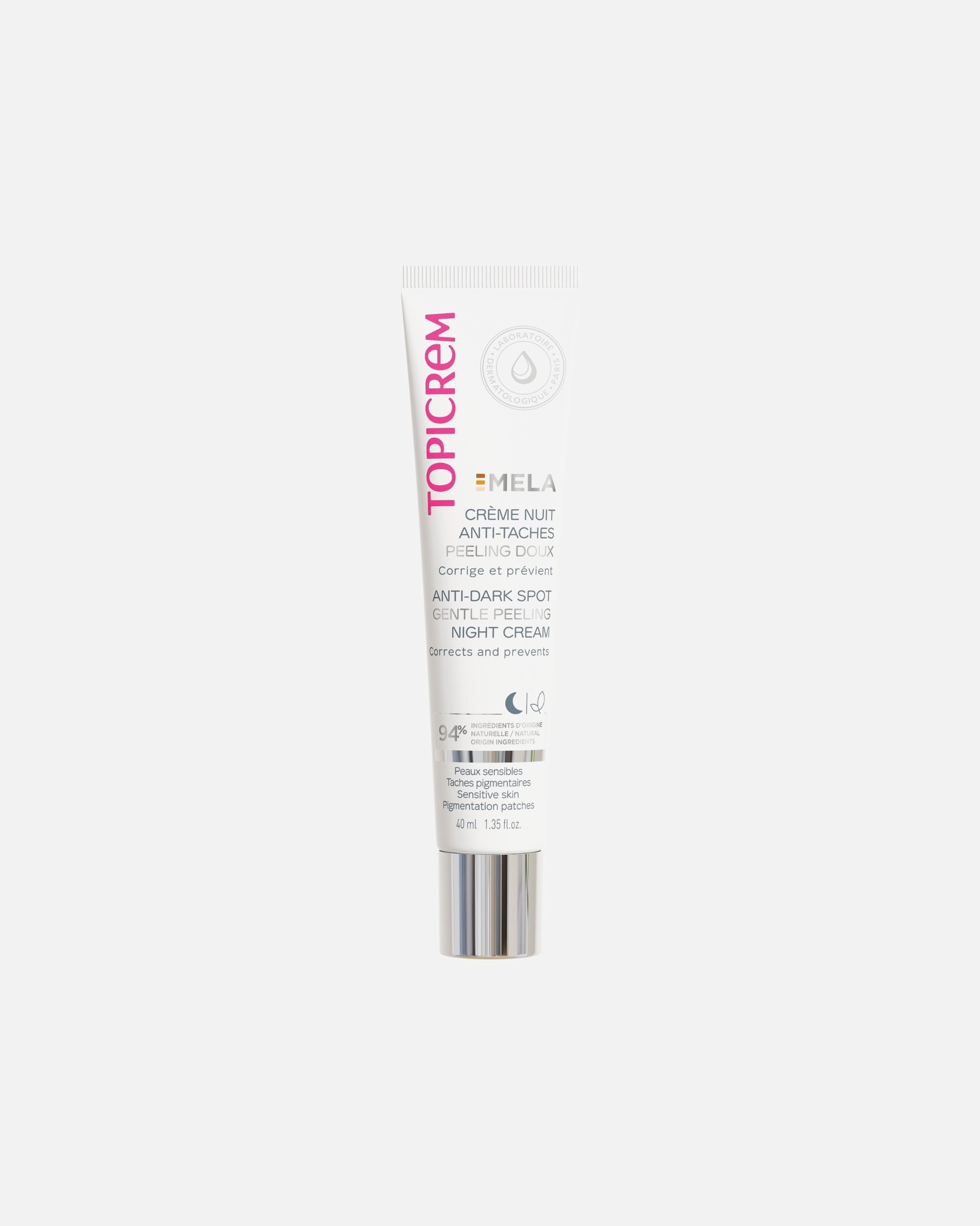 Topicrem Mela Crème Nuit Anti-Taches Peeling Doux