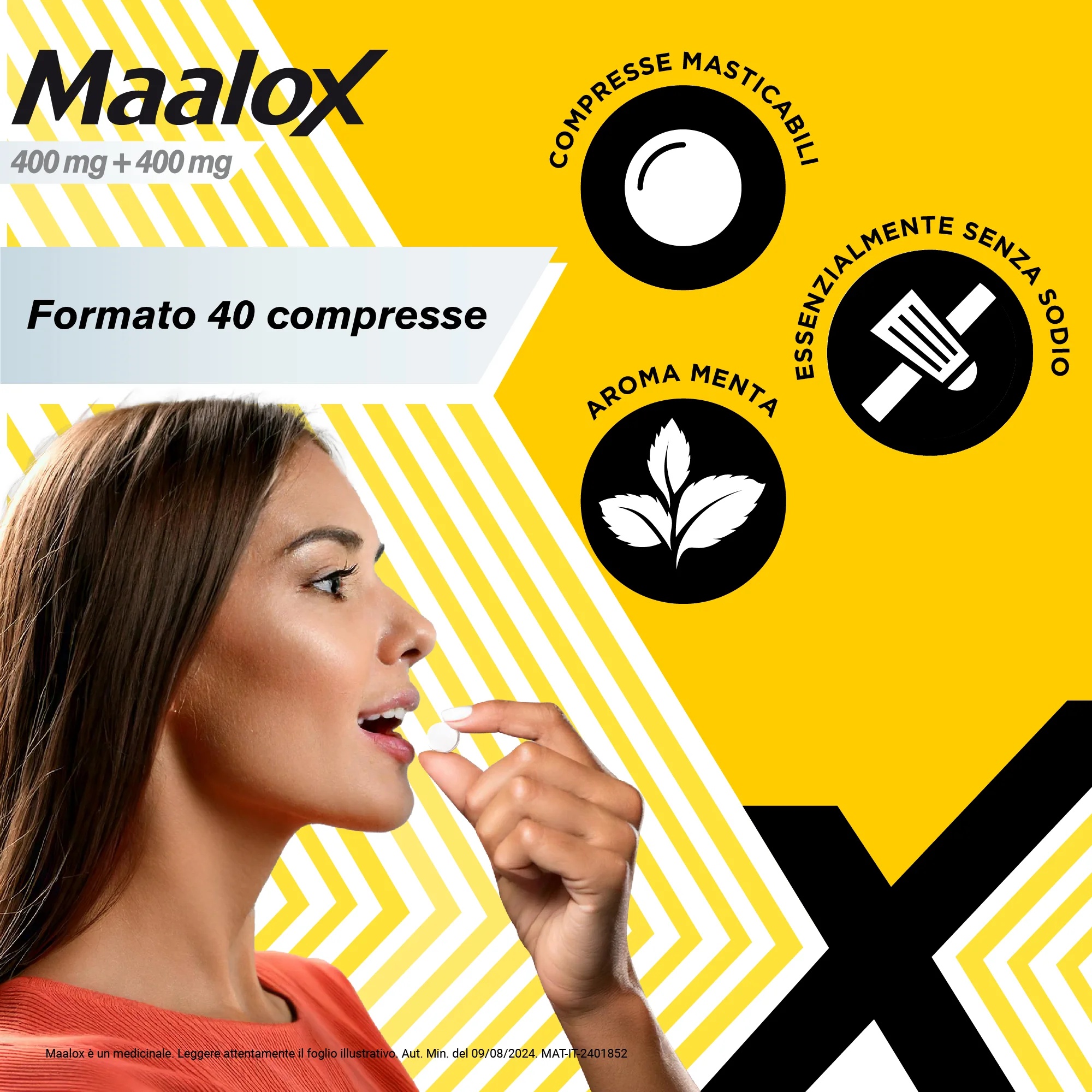 Comprimés MAALOX Maalox 40 comprimés antiacides à croquer