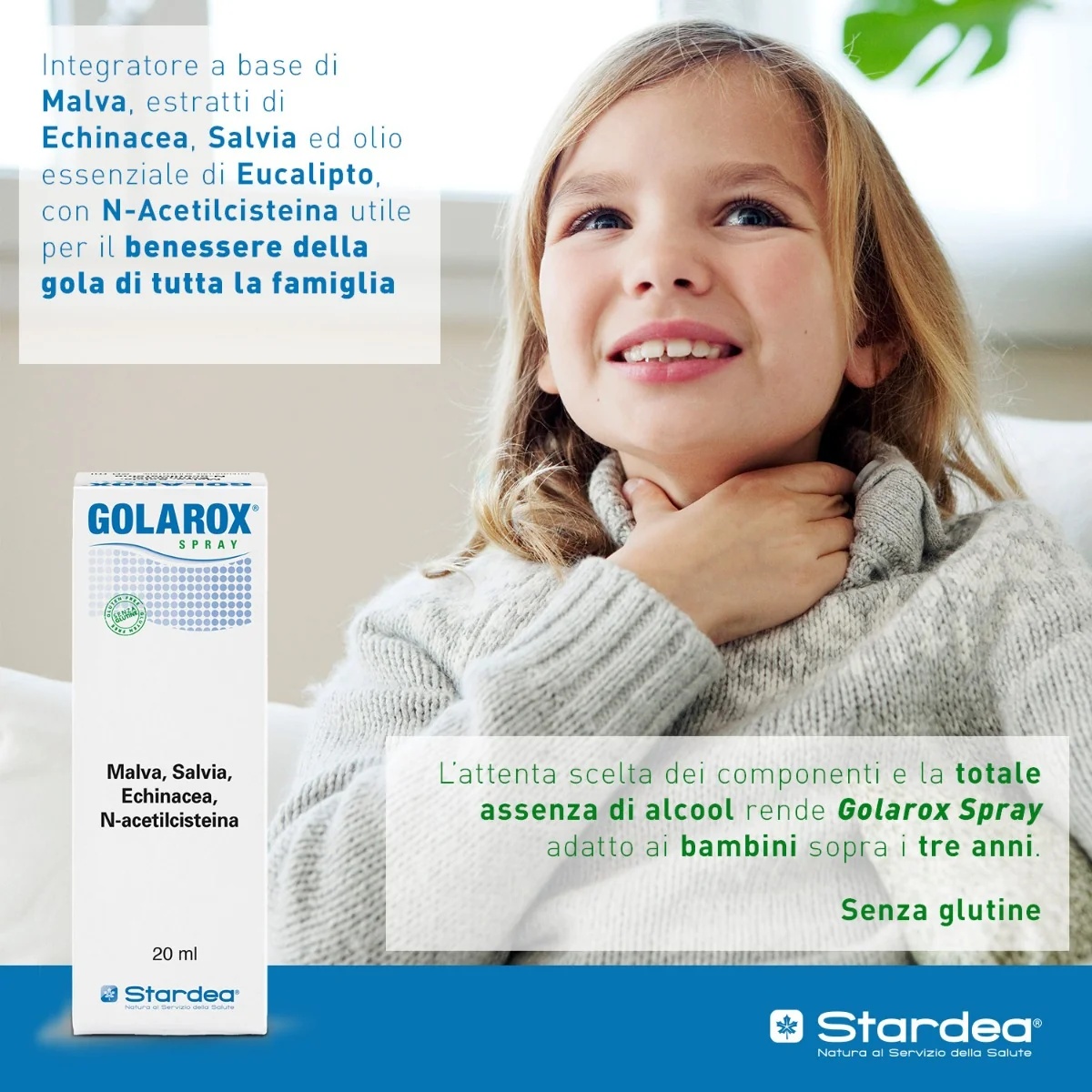 STARDEA Golarox Halsspray, Nahrungsergänzungsmittel 20 ml, Halsschmerzen