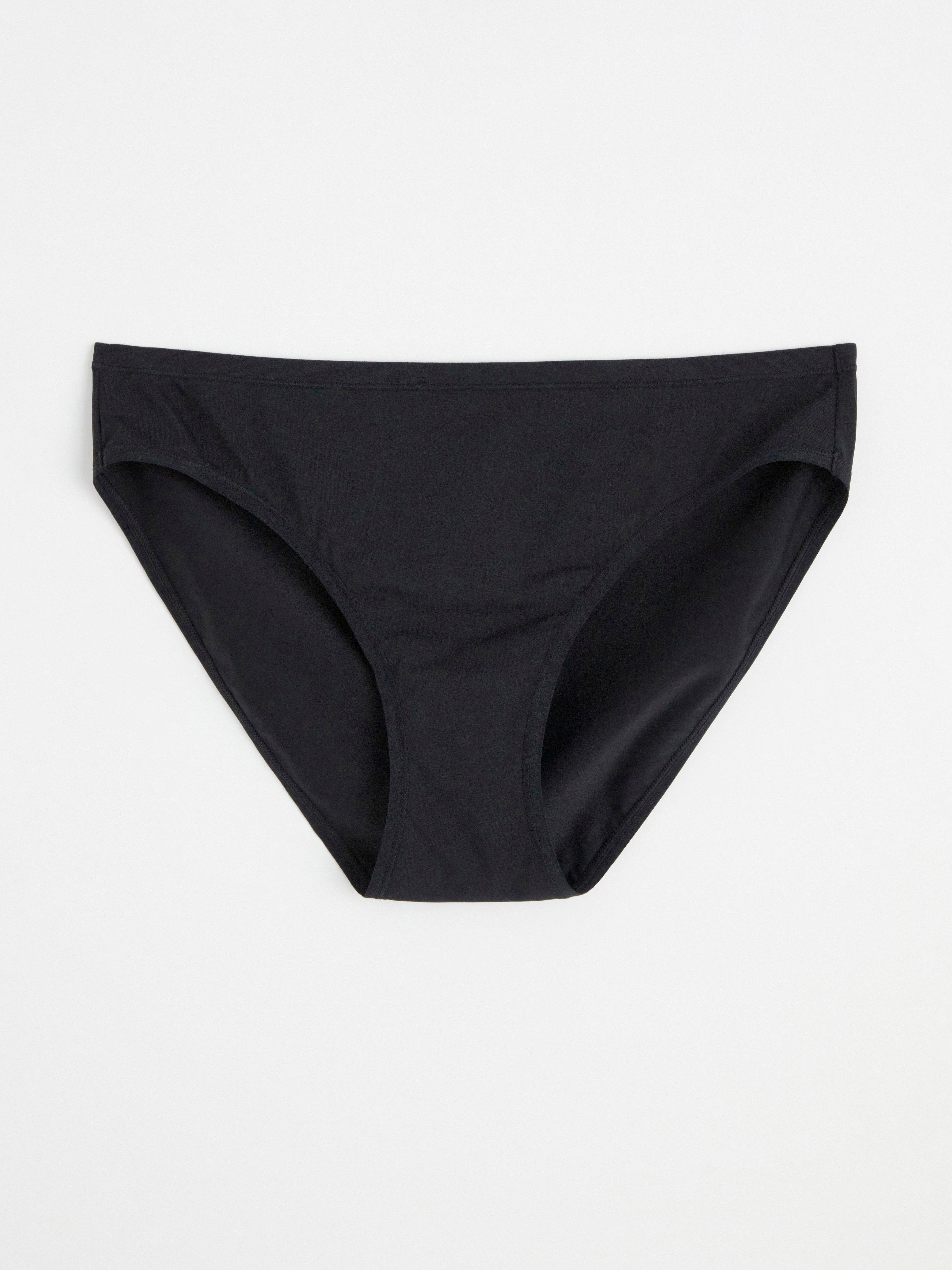 Bikiny s regular waist black