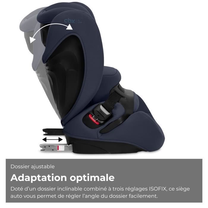 Silla de coche Cybex Pallas B i-Size CBX - 76 a 150 cm - 9 a 50 kg - 15 meses a 12 años - Azul marino Blue Moon