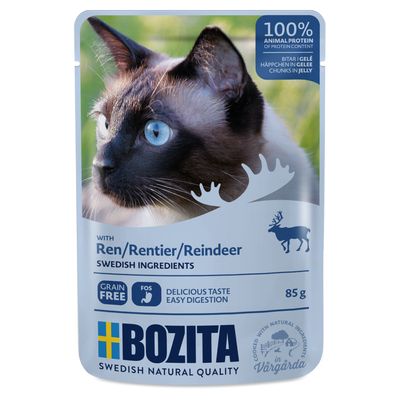 Bozita en morceaux en sachets de gelée, 12 x 85 g