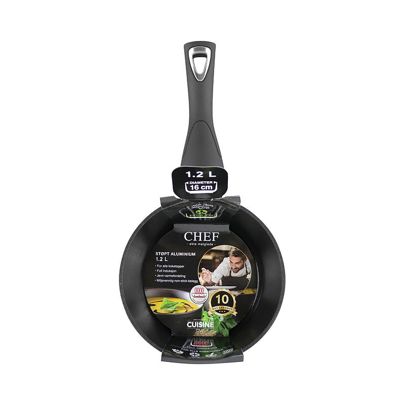 Pentola da chef Cuisine Chef ø 16 cm con coperchio in alluminio