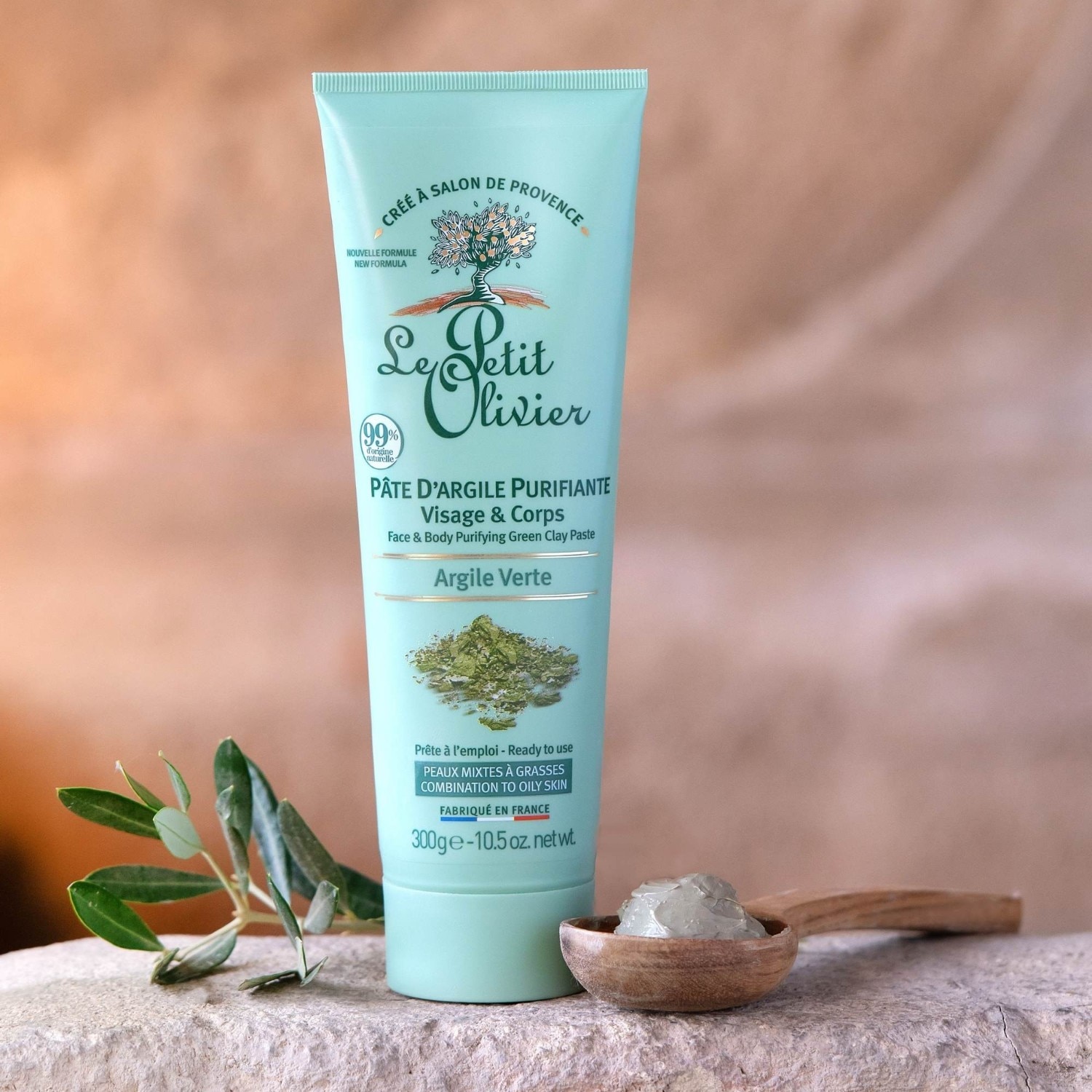 Le Petit Olivier Pâte d'Argile Purifiante Visage & CorpsArgile Verte