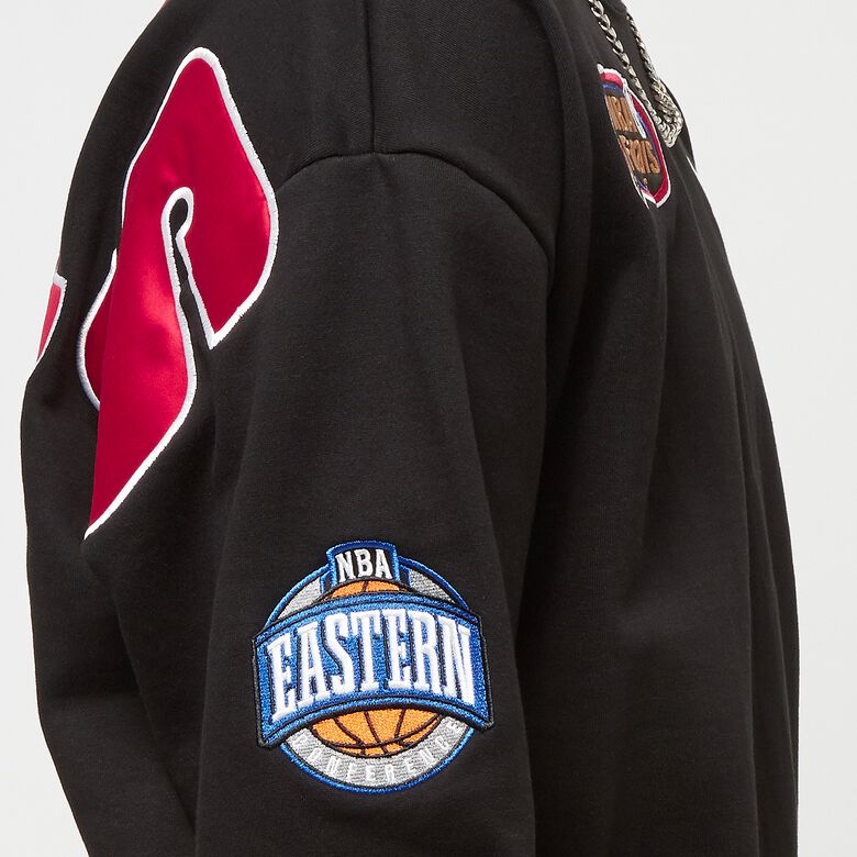 Sudadera de felpa satinada del primer equipo de la NBA: Chicago Bulls
