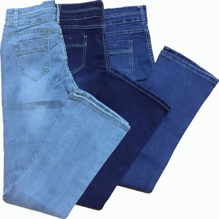 Pantalones vaqueros acampanados para mujer - INSFITY - Cintura alta - Azul oscuro