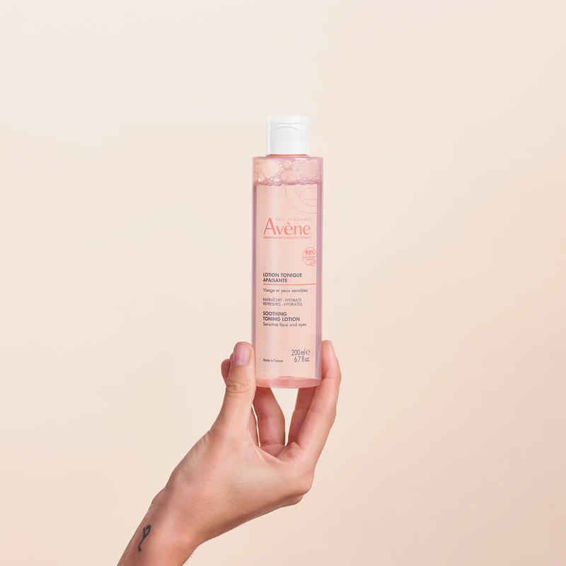 Loção Tônica Suavizante Avène: tônico calmante para pele sensível e área dos olhos.