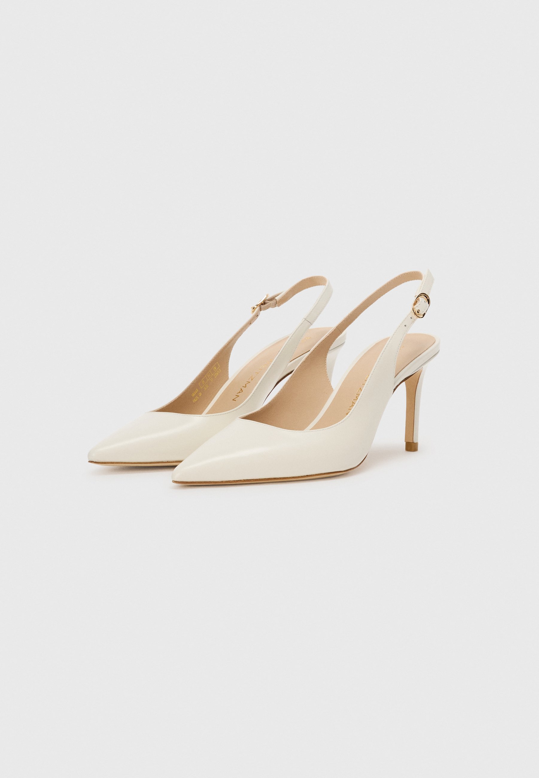 Stuart Weitzman POWER 75 - Szpilki - kremowe