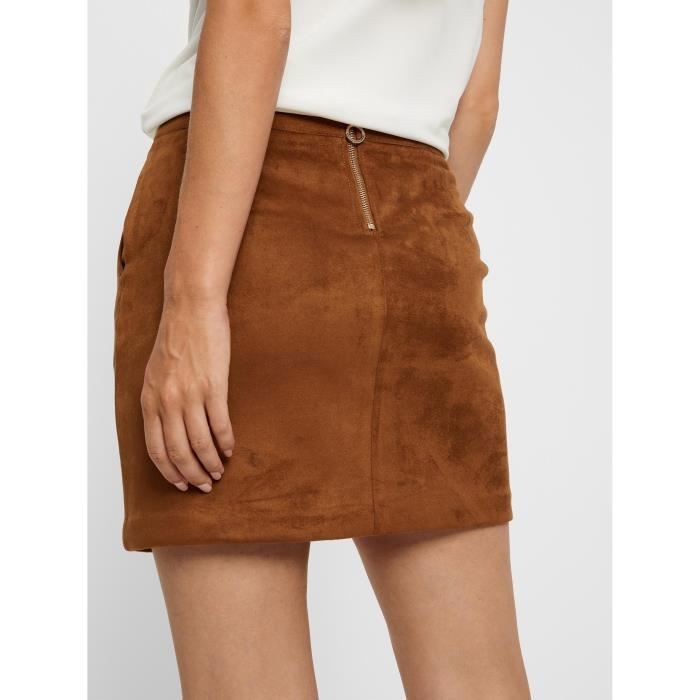 Saia VERO MODA Minissaia - Feminina - Conhaque