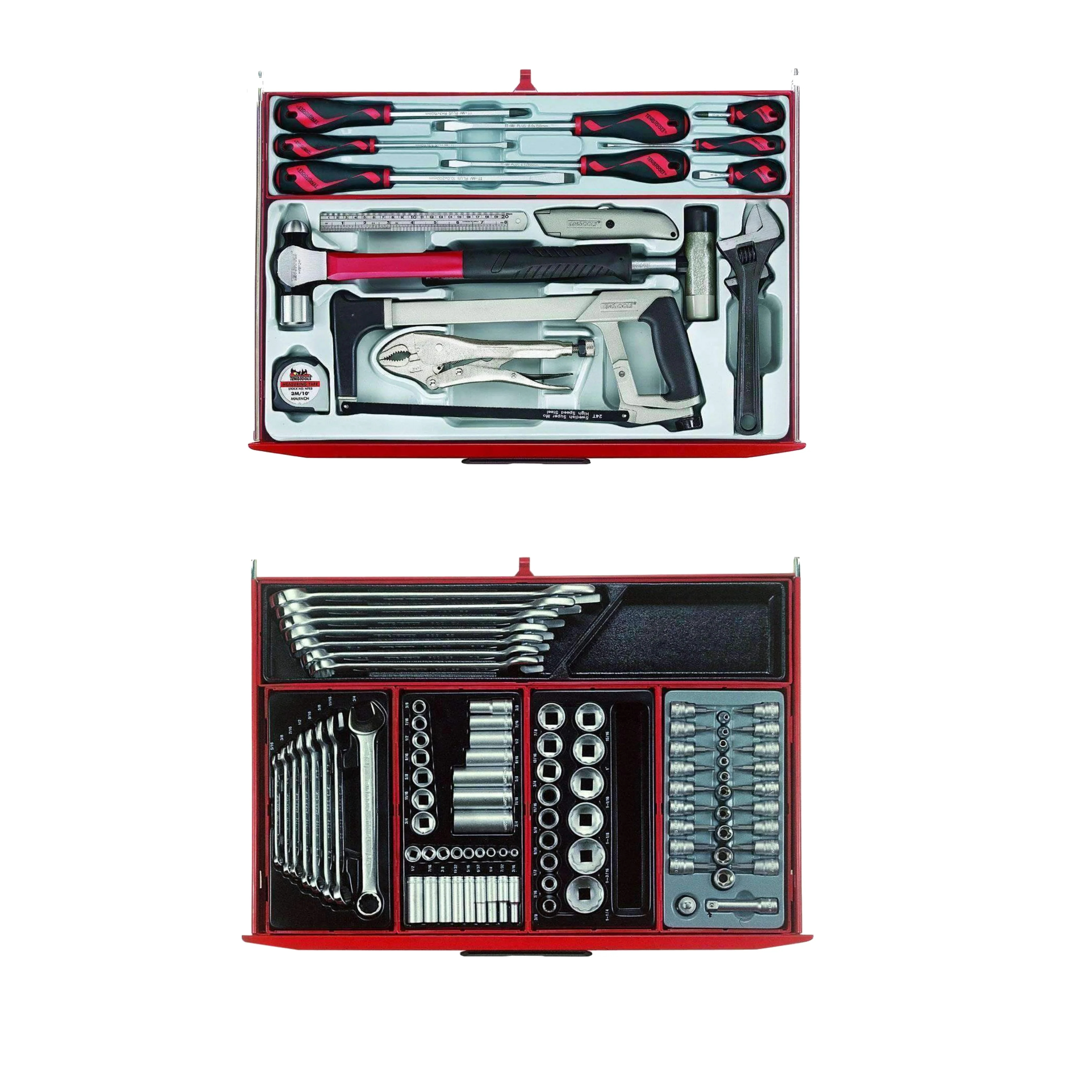 Set de scule manuale hibride Teng Tools Mega Master, 715 piese - TCMM715N