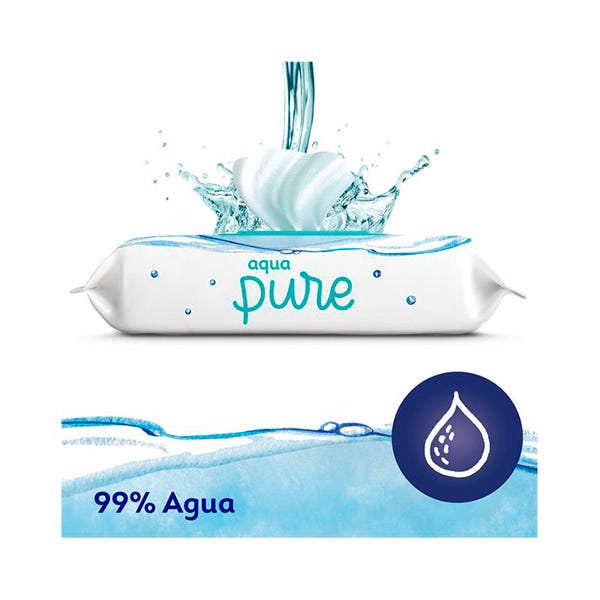 Aqua Pure vådservietter | 48 stk.