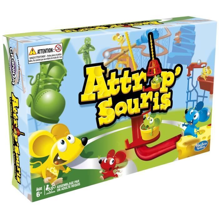 Mousetrap, Children's Board Game, Board Game, Ages 6+, Hasbro Gaming