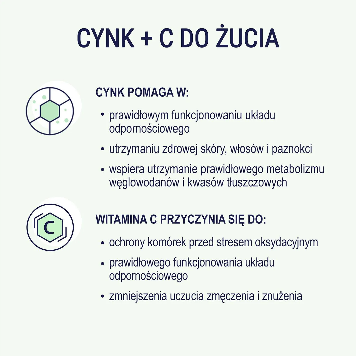 Naturell Cynk + C do żucia tabletki do rozgryzania i żucia