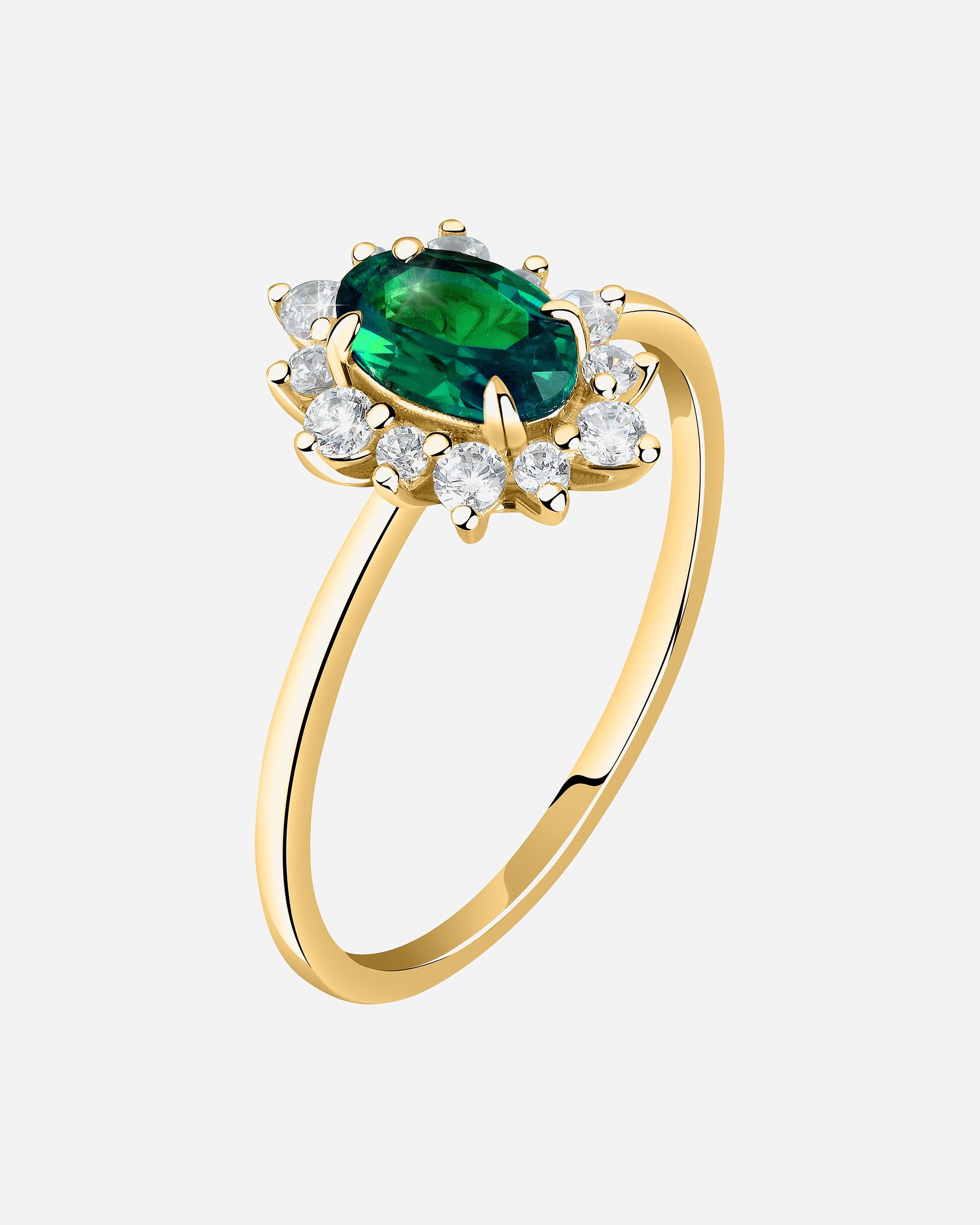 Live Diamond Bagues or jaune