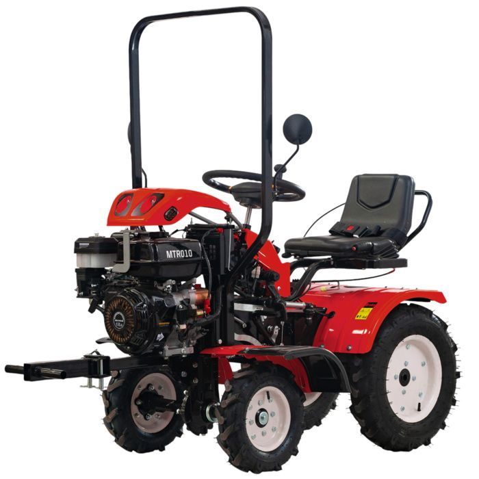 Mini tracteur 4x4 moteur essence 10,9 ch démarrage électrique MW Tools MTR010