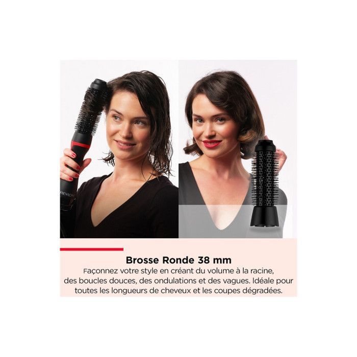 Revlon One Step Blow Dry Multi Air Styler 5-in-1 Styling Brush with Original Revlon Oval Brush RVDR5371